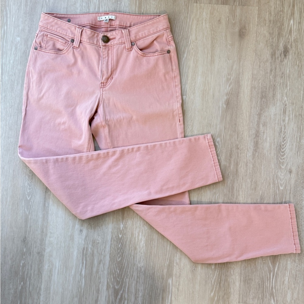 CAbi Nectar pink curvy fit stretch jeans - Style #230